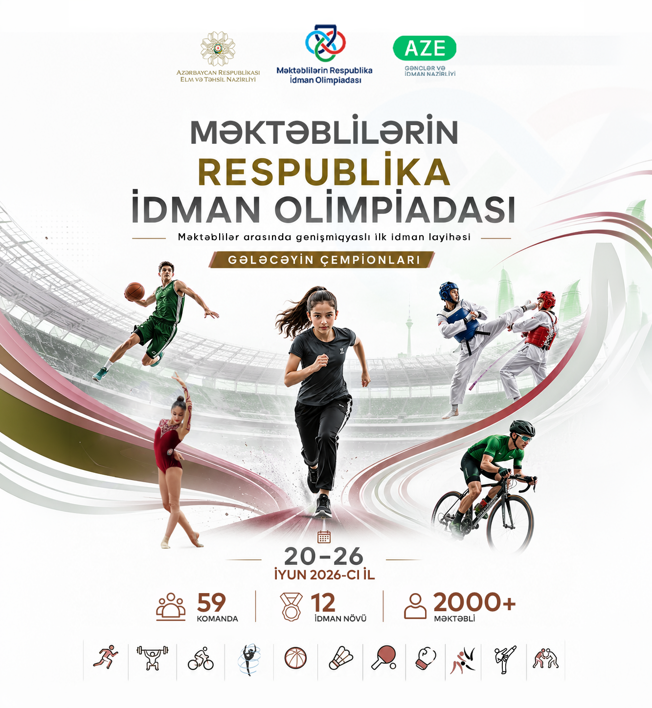 Azərbaycanda ilk dəfə - Məktəblilərin Respublika İdman Olimpiadasına start verilir