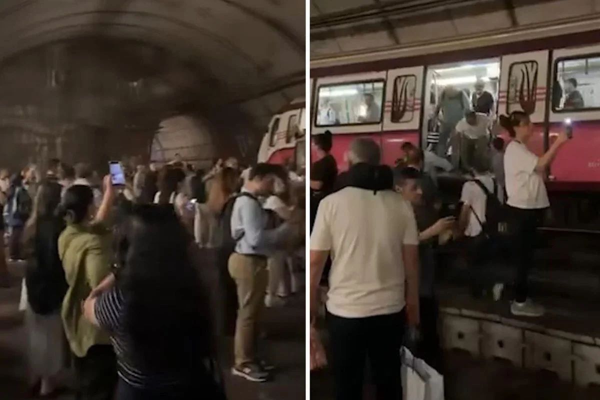 İstanbul metrosunda qatar relsdən çıxdı, sərnişinlər təxliyə olundu