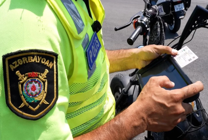 Masazırda motosiklet sürücülərinə qarşı reyd keçirilib, 45 nəfər saxlanılıb