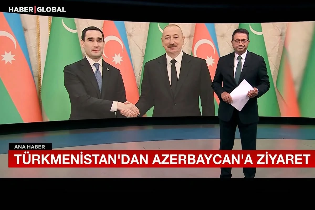 "Haber Global" İlham Əliyevlə Sərdar Berdiməhəmmədovun görüşünə xüsusi diqqət ayırıb - VİDEO