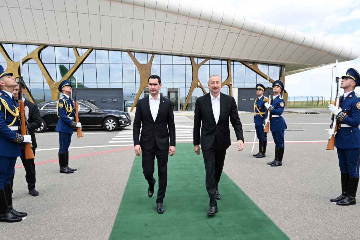 Türkmənistan Prezidentinin Azərbaycana dövlət səfəri başa çatdı - FOTOLAR