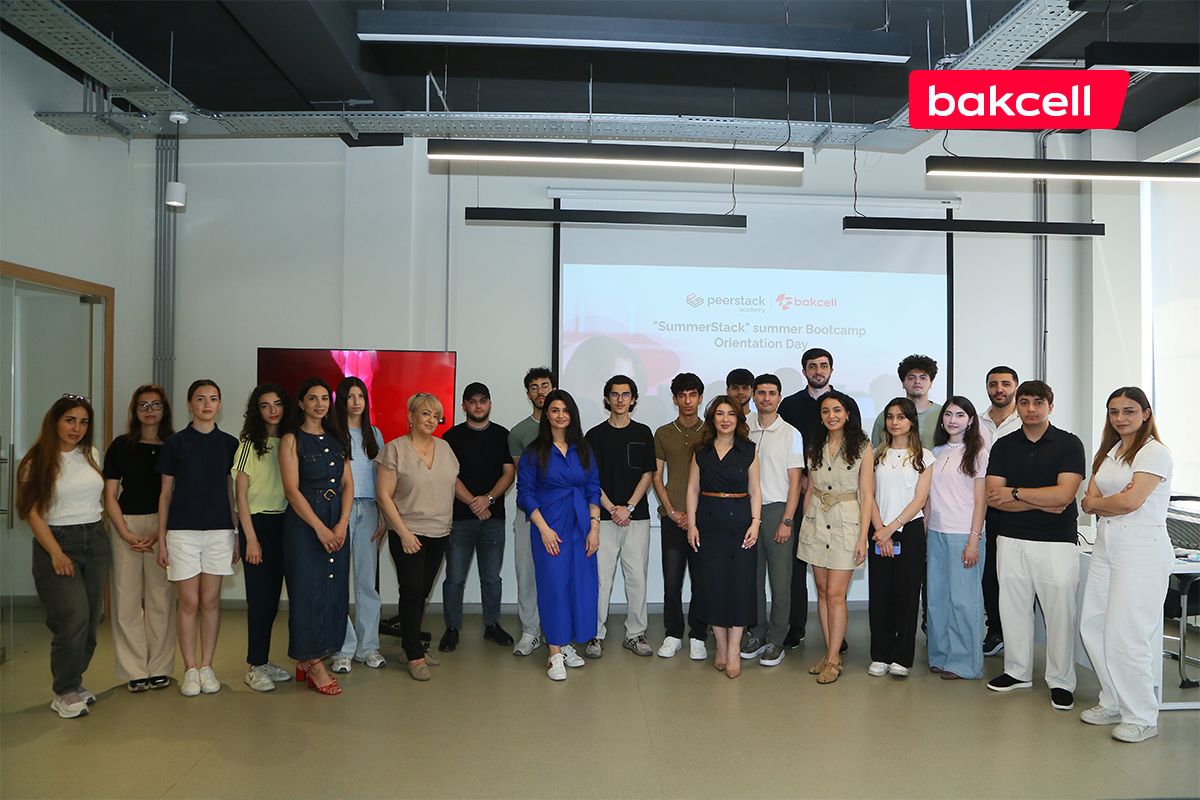 Bakcell-in dəstəyi ilə keçirilən “SummerStack Bootcamp” başladı - FOTOLAR