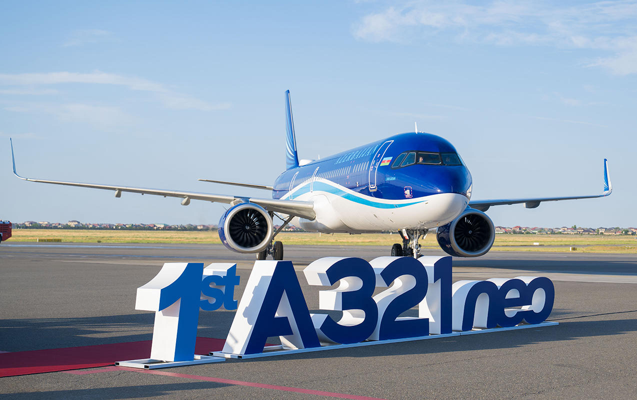 AZAL təyyarə parkına ilk yeni nəsil “Airbus A321neo”nu əlavə etdi - Video+Fotolar