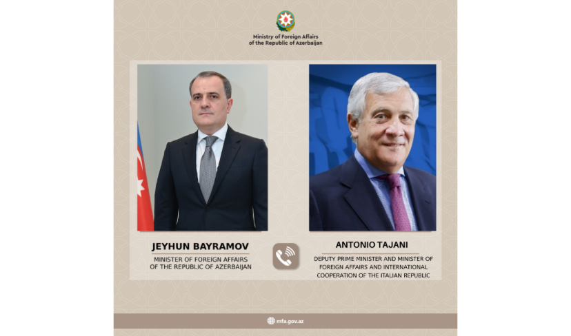 Azərbaycan və İtaliya XİN rəhbərlərinin telefon danışığı olub