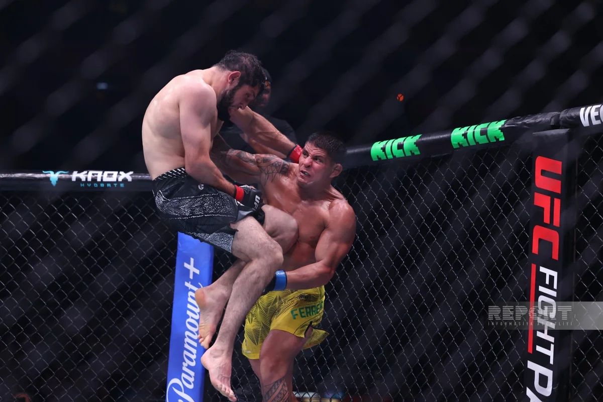 "UFC Fight Night Baku": İkram Aliskerov braziliyalı rəqibini məğlub edib