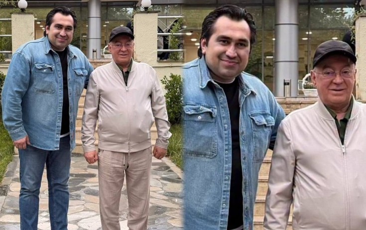 Elton oxudu, Kəmaləddin Heydərov onu dinlədi - Video