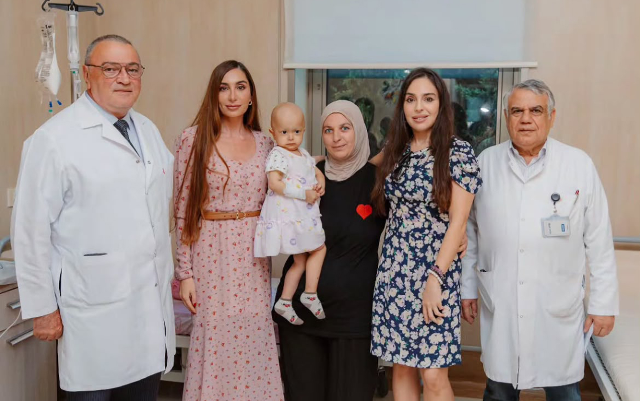Leyla və Arzu Əliyevalar Milli Onkologiya Mərkəzində - Fotolar