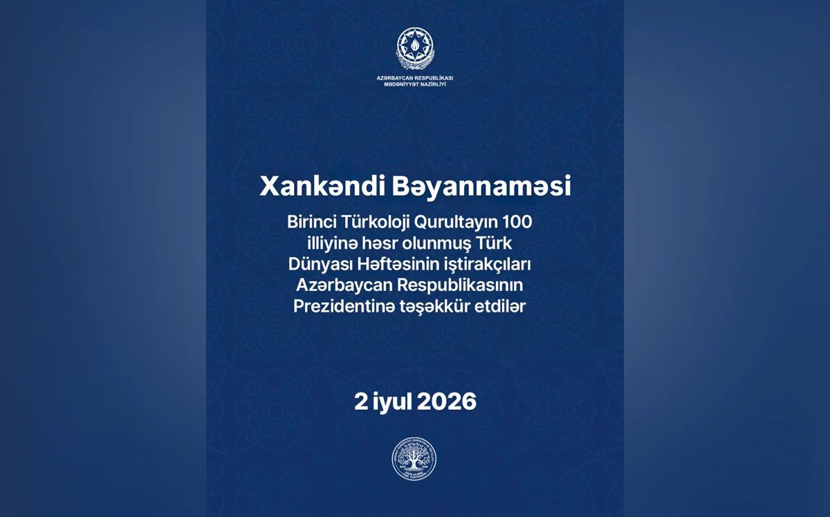 Xankəndi Bəyannaməsi qəbul edildi