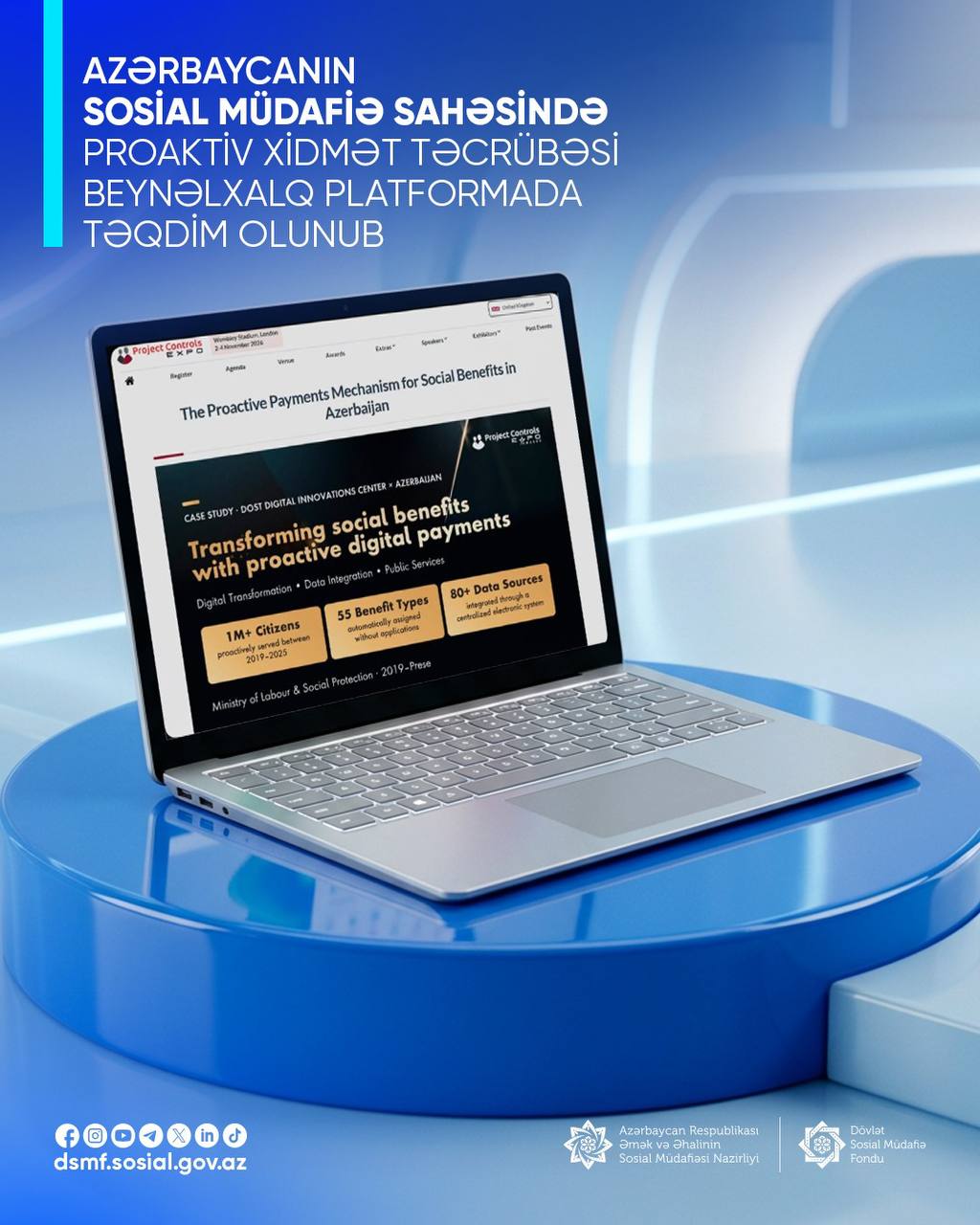 Azərbaycanın proaktiv sosial xidmət modeli beynəlxalq platformada təqdim olundu