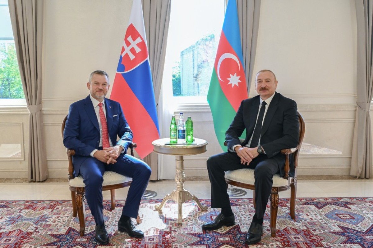 Şuşada Azərbaycan və Slovakiya prezidentlərinin təkbətək görüşü oldu