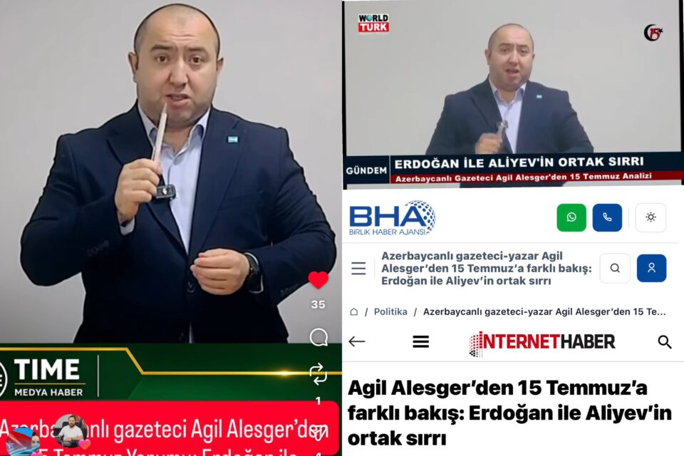 Aqil Ələsgərin “15 iyul çevrilişə cəhd” analizi Türkiyə mediasında