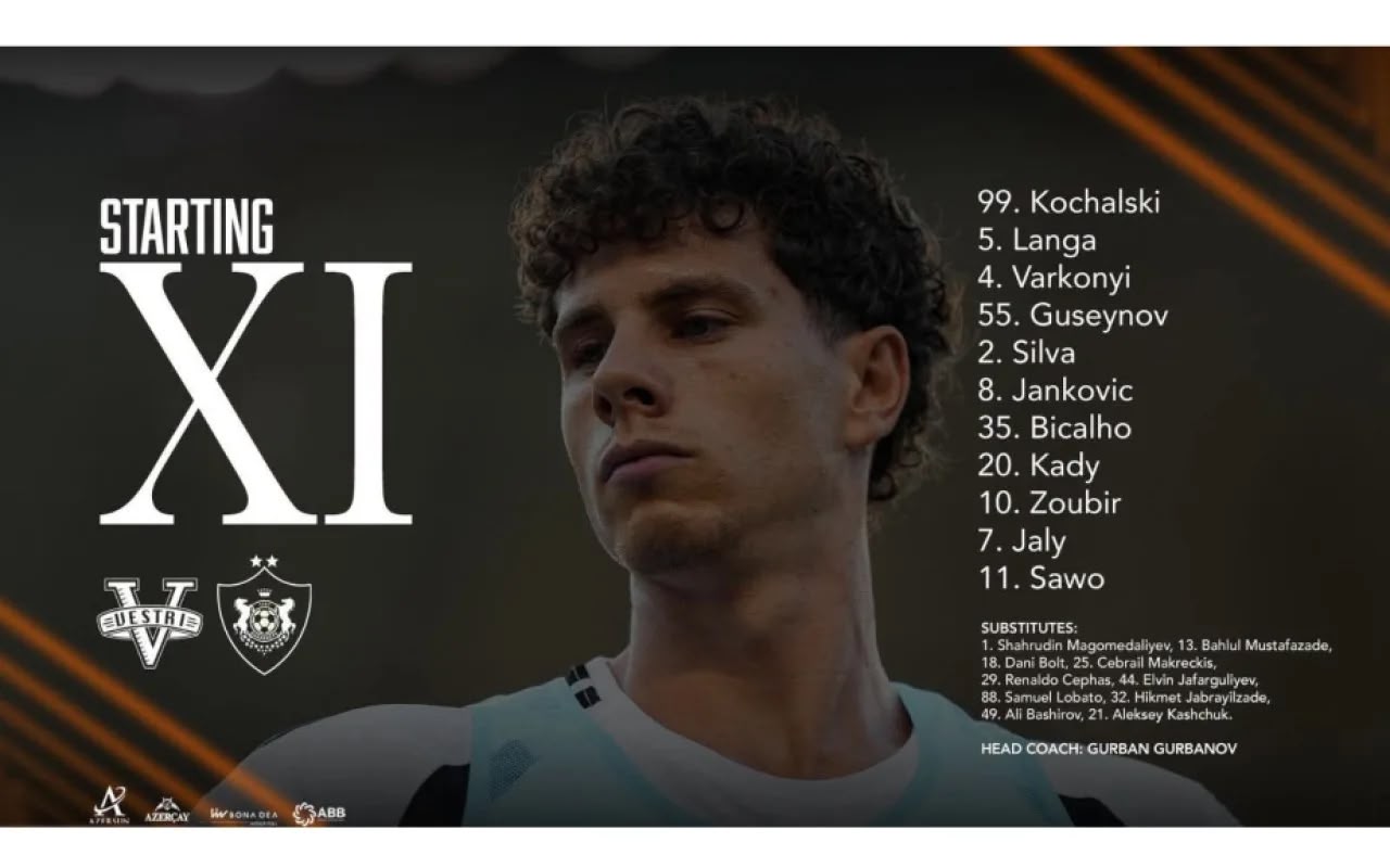 “Vestri” və “Qarabağ”ın start heyətləri açıqlandı