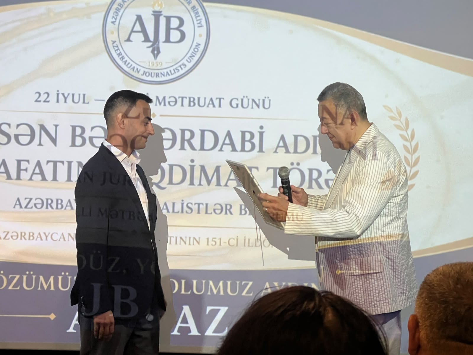 Aydın Tağıyev Həsən bəy Zərdabi adına mükafata layiq görülüb