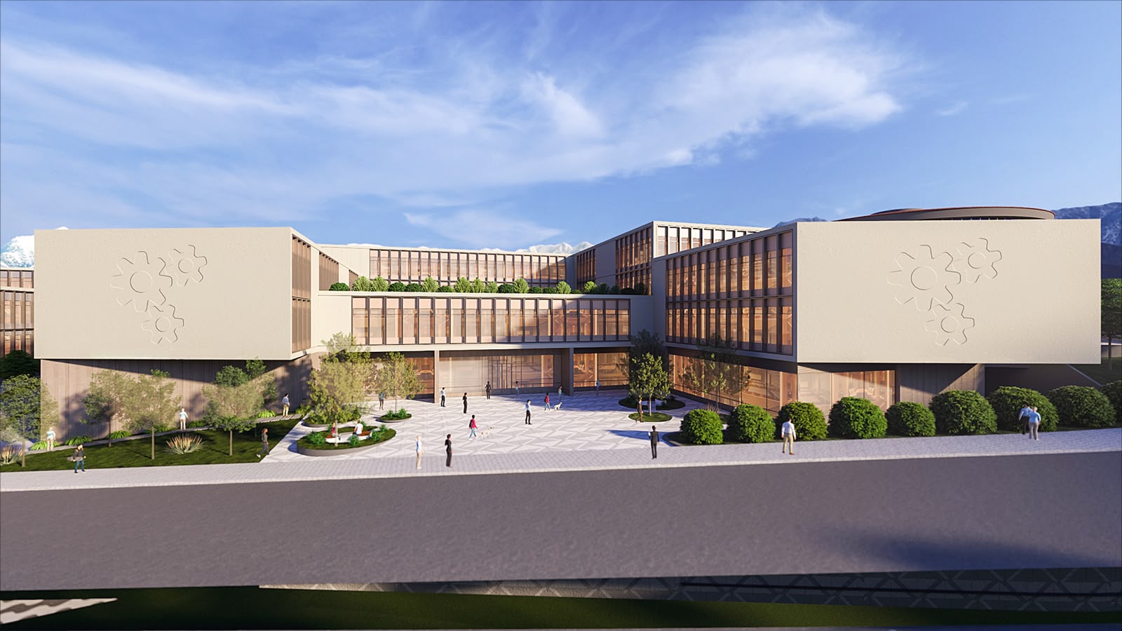 Qarabağ Universitetinin Mühəndislik fakültəsinin binası belə görünəcək - FOTOLAR