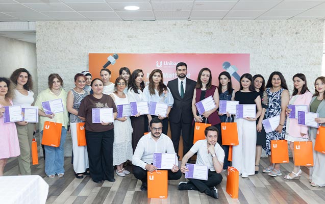 Unibank jurnalistlər üçün təlim təşkil etdi - FOTOLAR