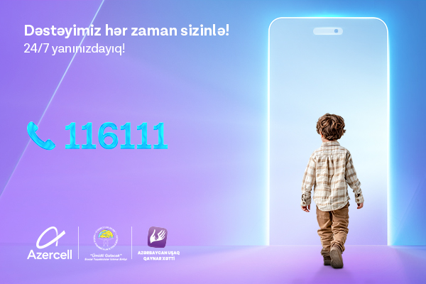 “Azərbaycan Uşaq Qaynar Xətti”nə 3700-dən çox müraciət daxil olub