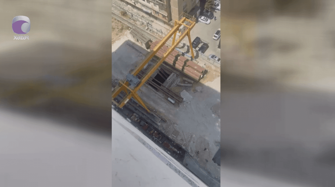Binanın altından metroya keçid inşa edilir? - VİDEO