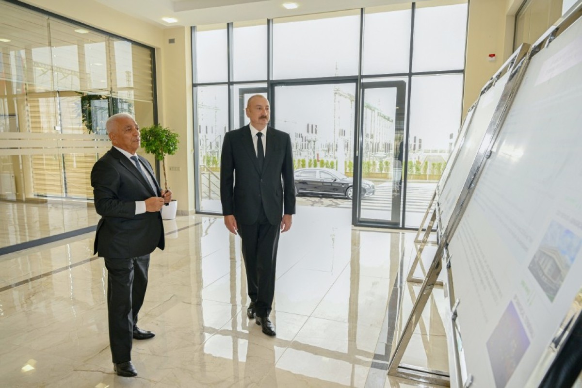 Prezident açılışda - FOTOLAR