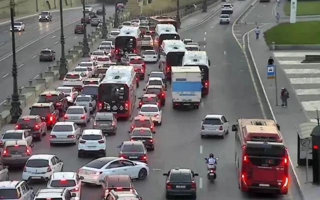 Bakıda bu yollarda sıxlıq var - SİYAHI