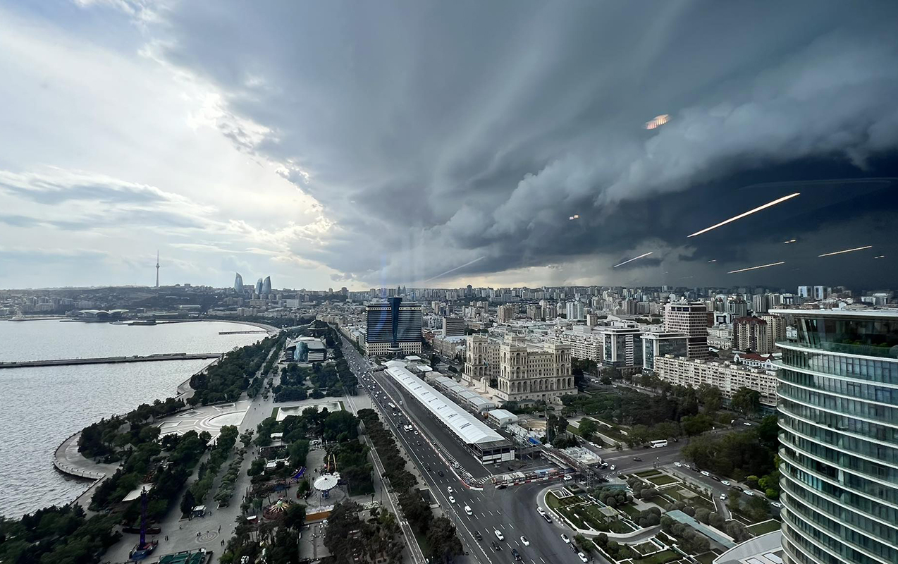 Hava ilə bağlı xəbərdarlıq - Yağış yağacaq, şimşək çaxacaq