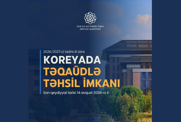Koreyada təqaüdlə magistratura və doktorantura təhsili imkanı