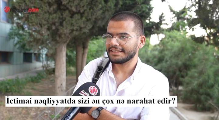 İctimai nəqliyyatda sizi ən çox nə narahat edir? - VİDEOSORĞU