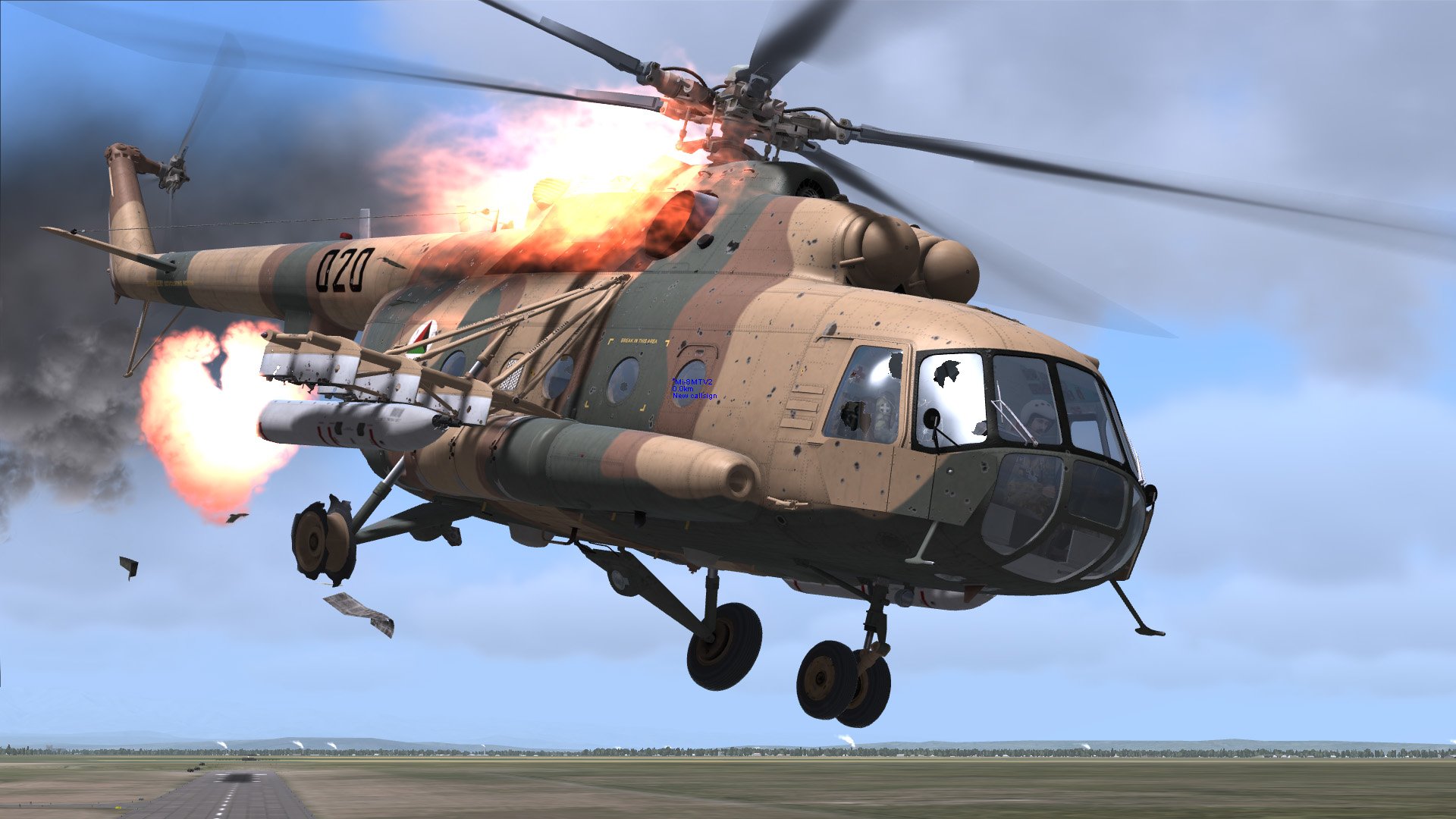 Ukraynada hərbi helikopterin qəzaya uğraması nəticəsində bort texnik ölüb
