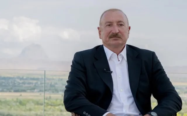 İlham Əliyev Azərbaycan Televiziyasına müsahibə verdi - FOTOLAR
