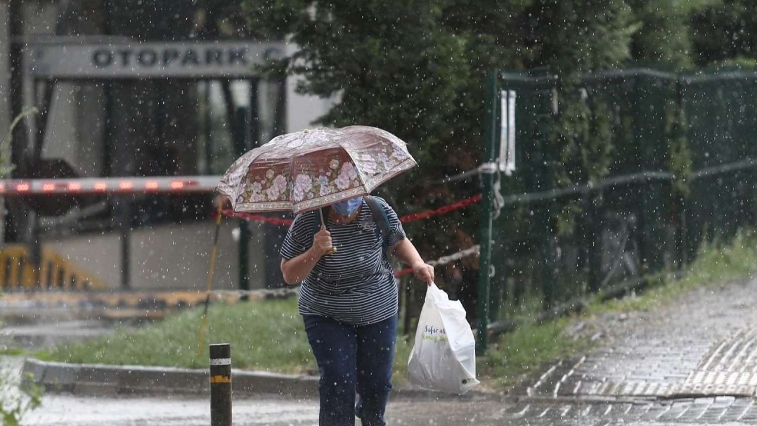Şimşək çaxır, yağış yağır - Faktiki hava