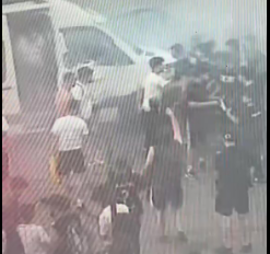 Masazırda "Sabah" və "Orhus" azarkeşləri arasında baş verən insidentin videosu