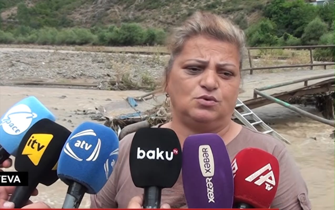“Az qaldı uşağımı sel apara, niyə kömək etmirlər?” - Video