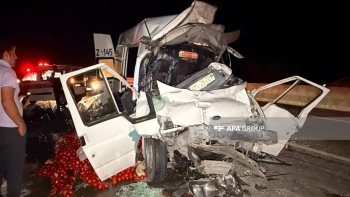 Ucarda yük maşınlarının iştirakı ilə ağir qəza - Ölənlər var - FOTO
