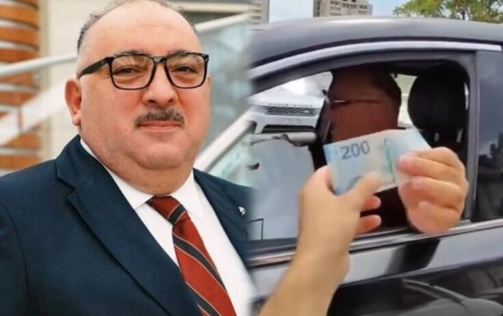 Bəhram Bağırzadənin kuryerə verdiyi 200 manat gündəm oldu - Video