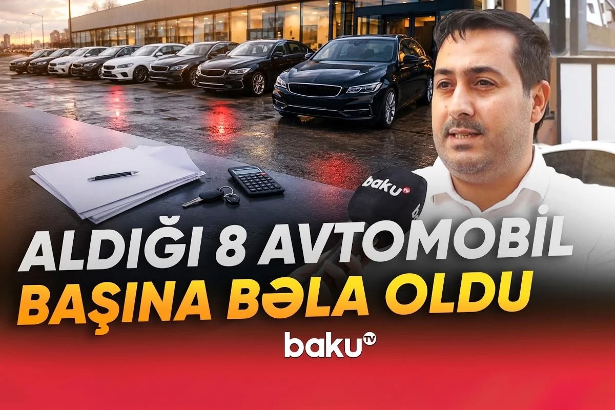 Səkkiz avtomobil götürdü, sonra ŞOK YAŞADI: Hər maşına dörd min manat cərimə - VİDEO