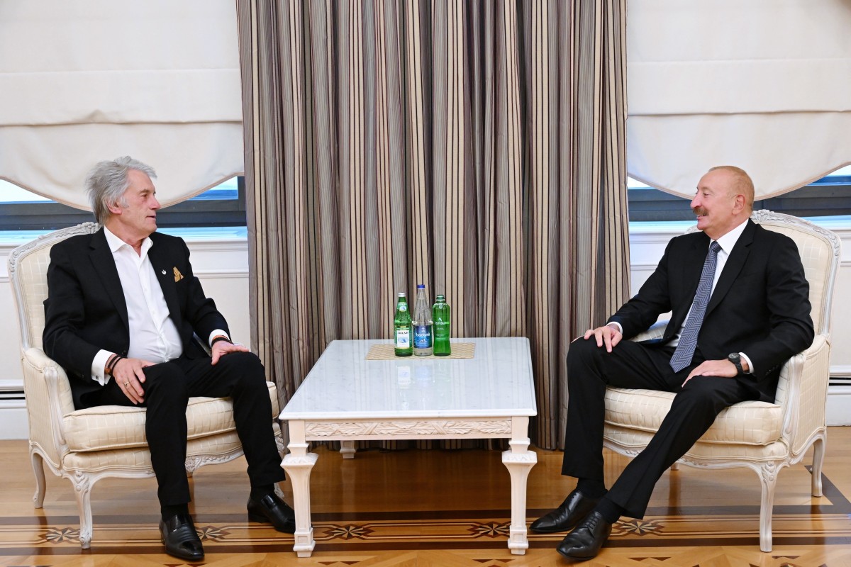 İlham Əliyev Viktor Yuşenkonu qəbul etdi