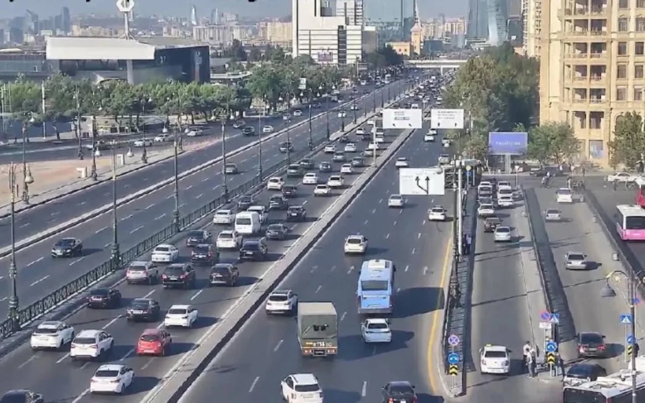 Bakıda bu yollarda sıxlıq var - SİYAHI