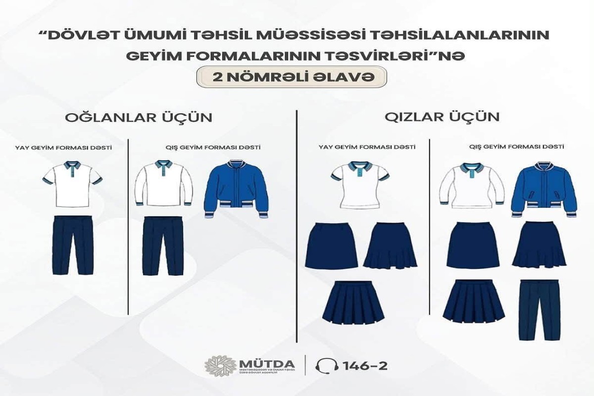 Agentlik məktəbli geyimləri ilə bağlı valideynlərə müraciət edib