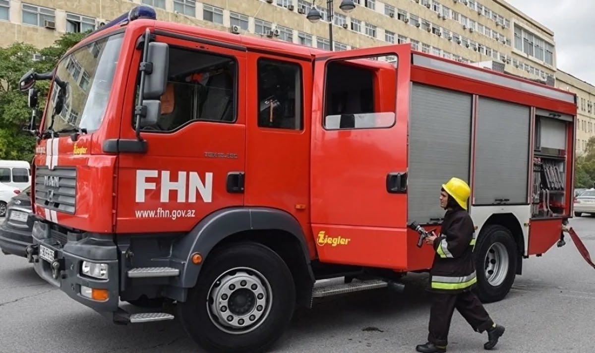 Sumqayıtda internat yataqxanasında yanğın olub, ana və oğlu tüstüdən zəhərlənib