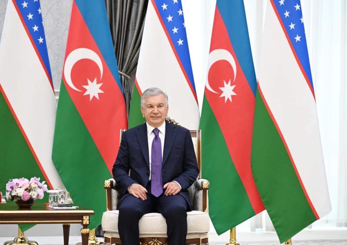 Mirziyoyev İlham Əliyevin Özbəkistana dövlət səfərinin tarixi əhəmiyyət kəsb etdiyini bildirib
