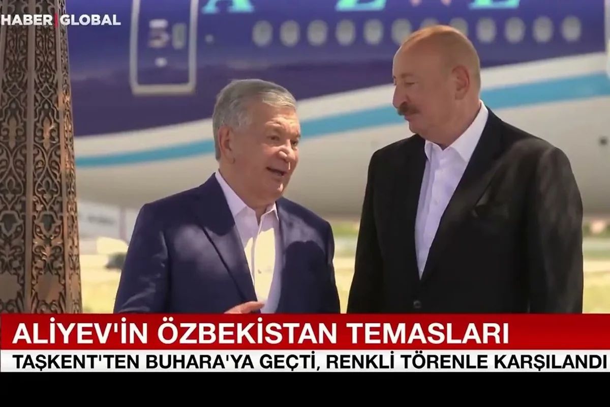 "Haber Global" İlham Əliyevin Özbəkistan səfərinin ikinci günündən bəhs etdi - VİDEO