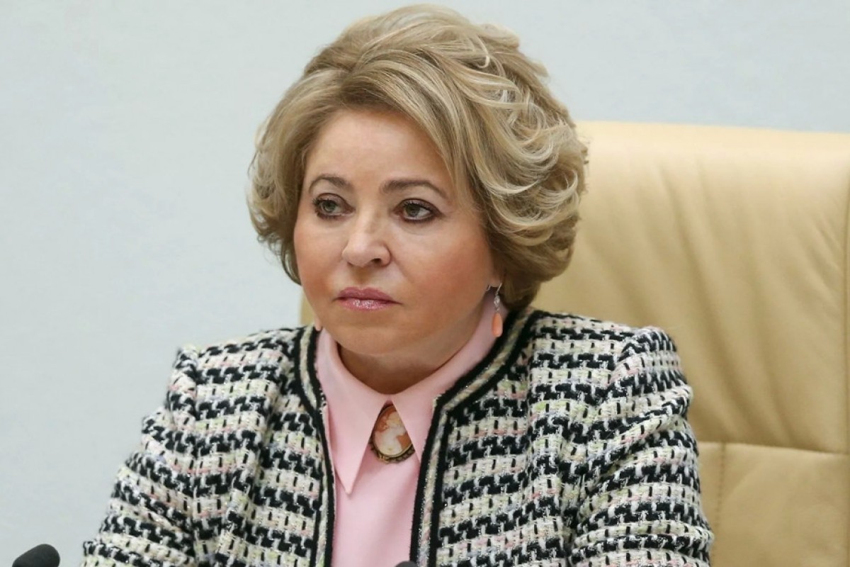 Valentina Matviyenko Mehriban Əliyevaya zəng edib