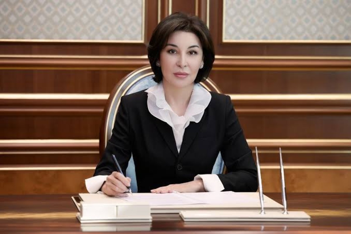 Özbəkistanın birinci xanımı Mehriban Əliyevanı təbrik edib