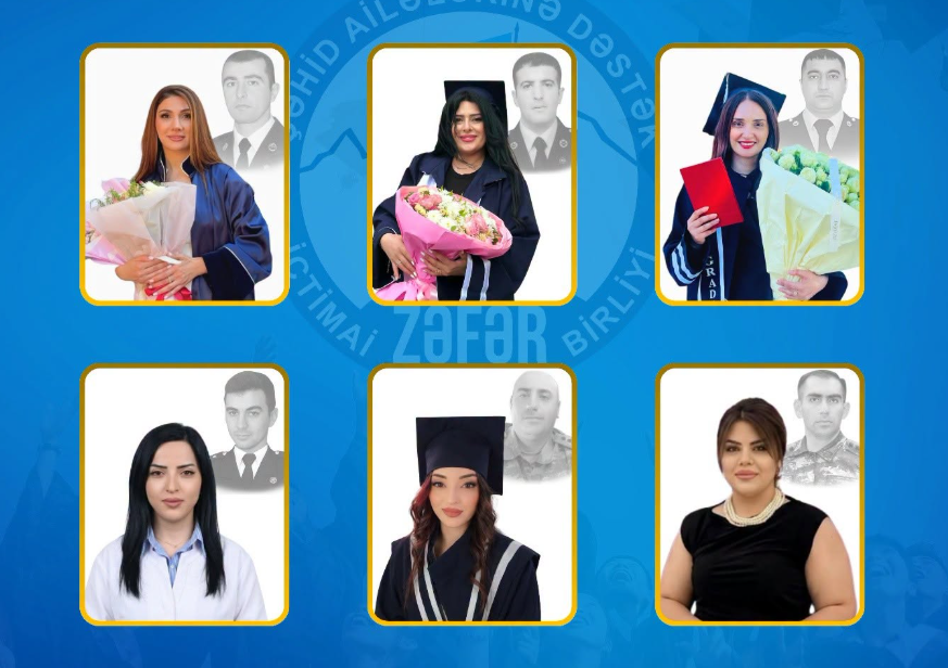 Tələbə adını qazanan şəhid xanımları - FOTO