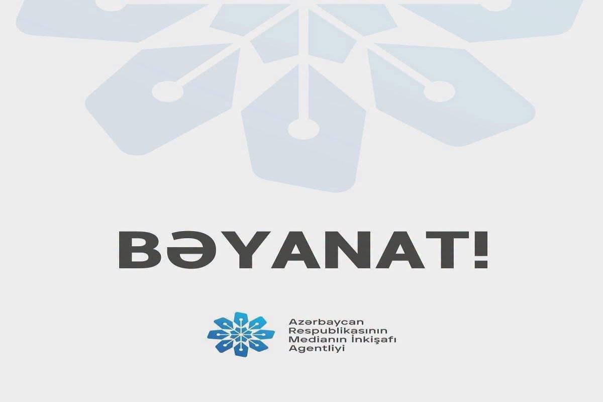 "Bu sayt Media Reyestrində yoxdur və fəaliyyəti qanunsuzdur” - BƏYANAT