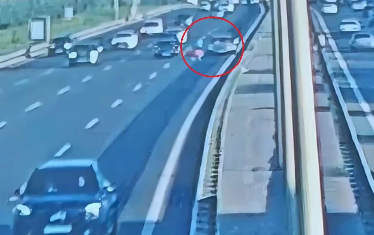 DYP Bakıda qadının öldüyü qəzanın videosunu yaydı - Anbaan görüntülər