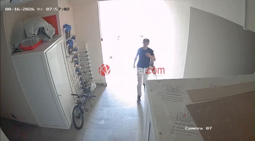 Bakıda velosipedi oğurlandı - ANBAAN VİDEO