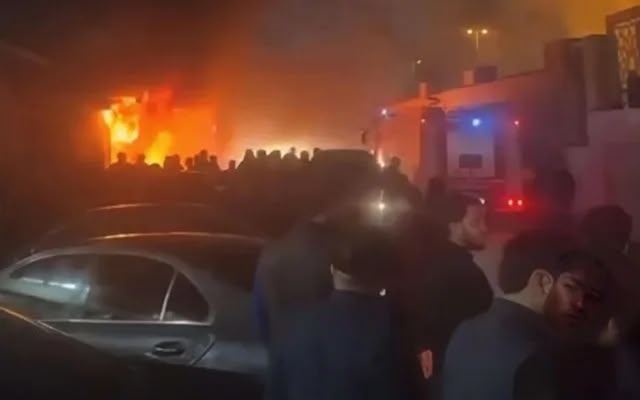 Xırdalanda elektrik naqili alışdı - Video