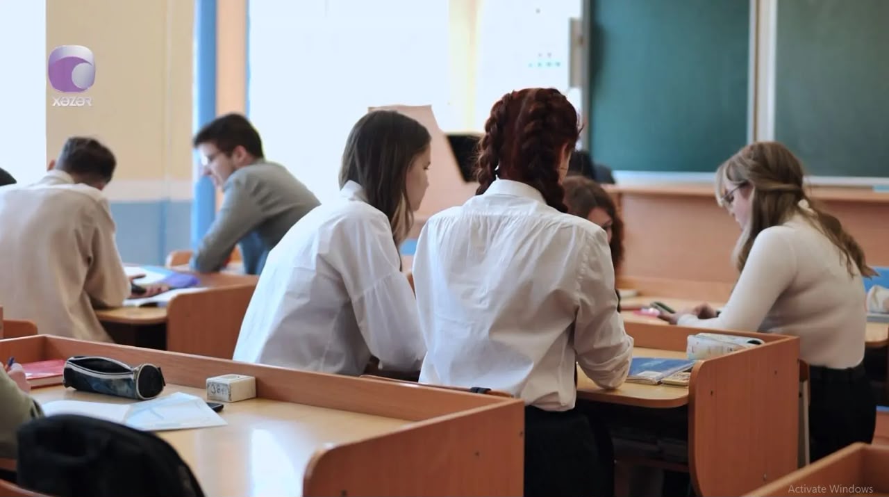 Şagird yerdəyişməsi ilə bağlı NARAZILIQ - VİDEO