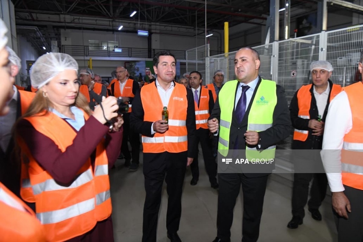 Xarici diplomatlar “İstisu” mineral su zavoduna baş çəkiblər