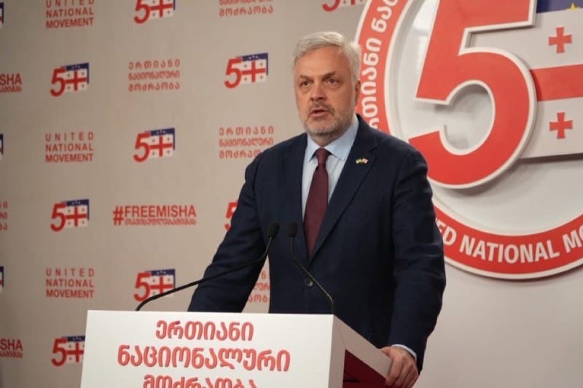 Gürcüstanda vətənə xəyanətdə ittiham edilən müxalifət lideri həbs olunub